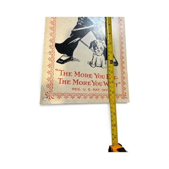 Vintage Cracker Jack Tin Sign Advertising Americas Famous Confection Decorative - Picture 3 of 9